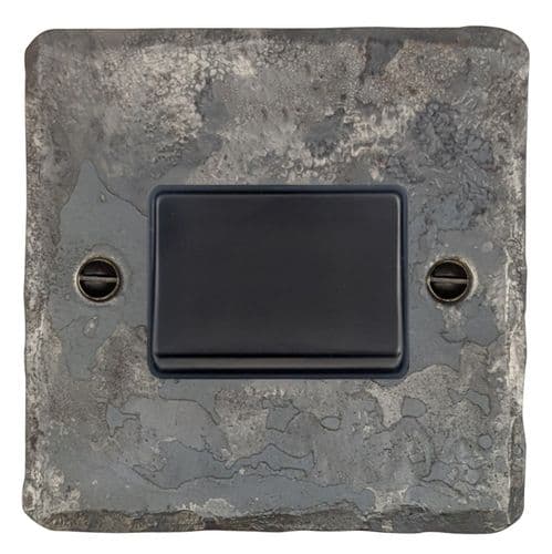 G&H FR69B Flat Plate Rustic 1 Gang Triple Pole 10A Fan Isolator Switch