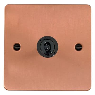 G&H FRG385-FBK Flat Plate Rose Gold 1 Gang Intermediate Toggle Light Switch