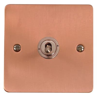 G&H FRG385-RG Flat Plate Rose Gold 1 Gang Intermediate Toggle Light Switch