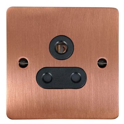 G&H FRG59B Flat Plate Rose Gold 1 Gang Single 5 Amp Plug Socket