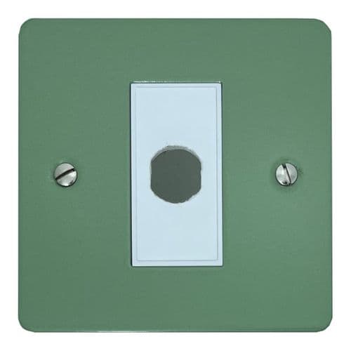 G&H FSG79W Flat Plate Sage Green 1 Gang Flex Outlet Plate