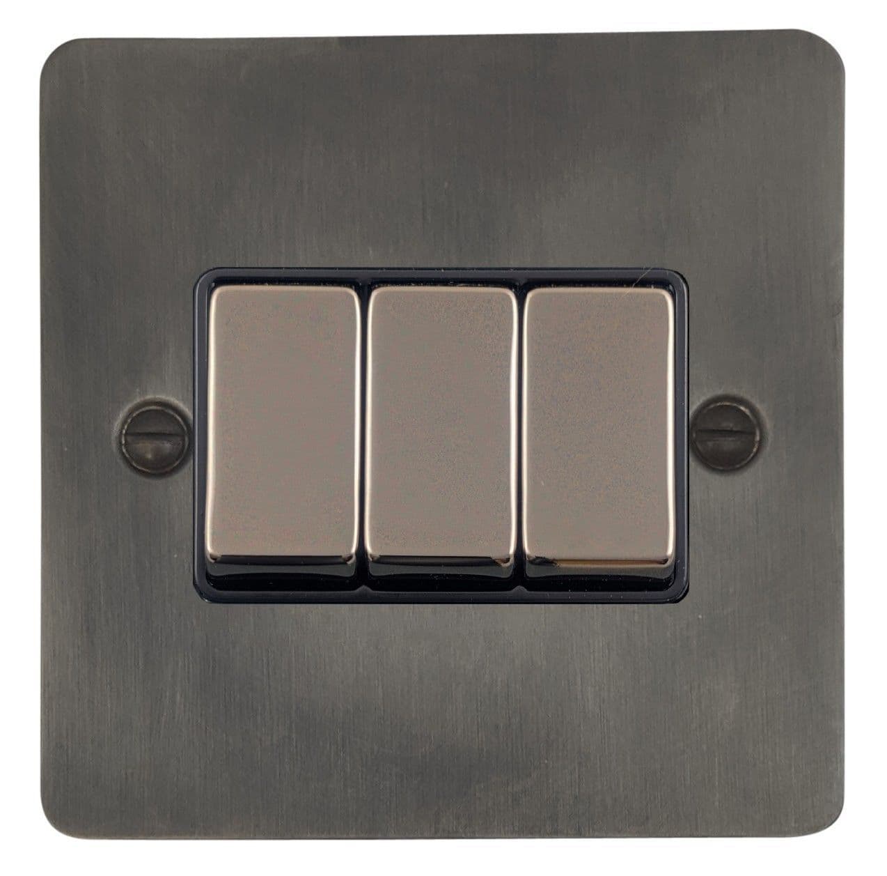 G&H FSL305 Flat Plate Slate 1 Gang Intermediate Rocker Light Switch