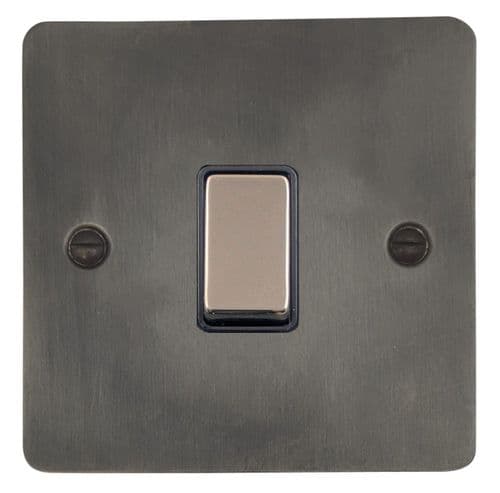 G&H FSL305 Flat Plate Slate 1 Gang Intermediate Rocker Light Switch