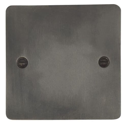 G&H FSL31 Flat Plate Slate 1 Gang Single Blank Plate