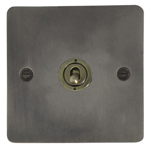 G&H FSL385-AB Flat Plate Slate 1 Gang Intermediate Toggle Light Switch