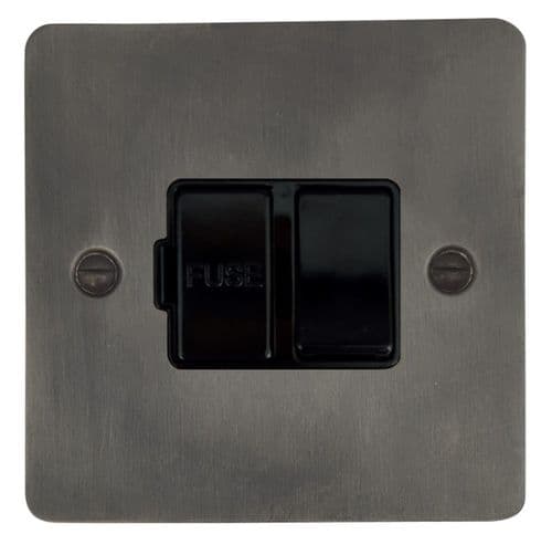 G&H FSL57B Flat Plate Slate 1 Gang Fused Spur 13A Switched