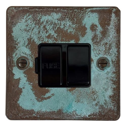 G&H FV57B Flat Plate Verdigris 1 Gang Fused Spur 13A Switched