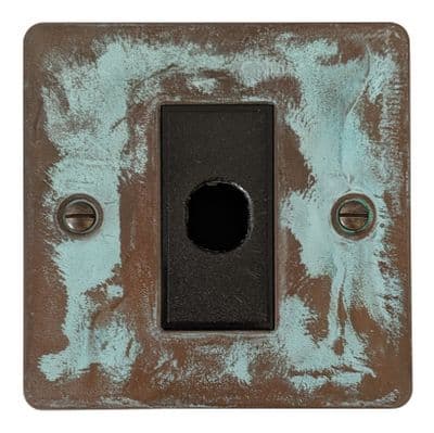 G&H FV79B Flat Plate Verdigris 1 Gang Flex Outlet Plate