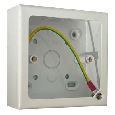 G&H Matt White Pattress Boxes