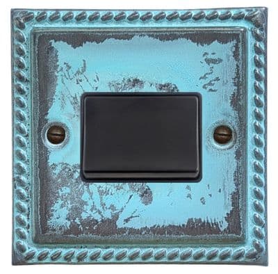 G&H MV69B Monarch Roped Verdigris 1 Gang Triple Pole 10A Fan Isolator Switch