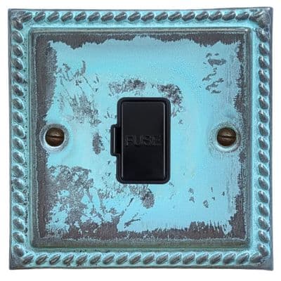 G&H MV90B Monarch Roped Verdigris 1 Gang Fused Spur 13A Unswitched