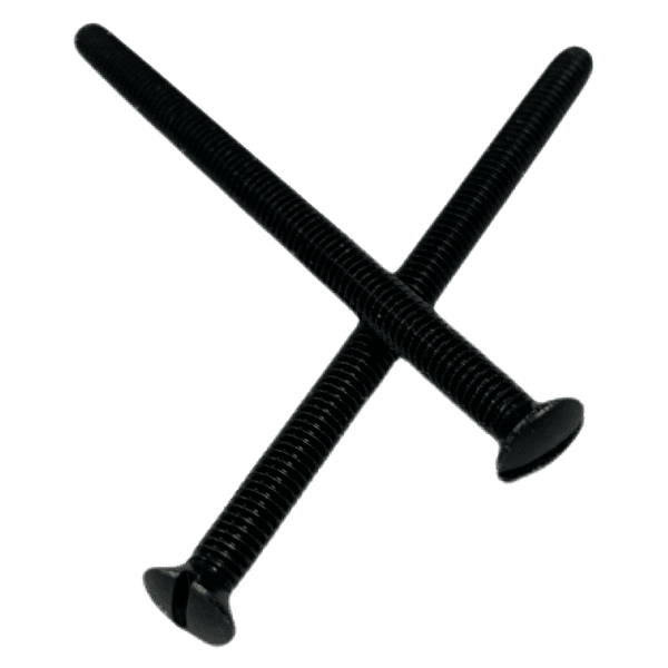 G&H PIN50BK Pair of 50mm Matt Black Screws