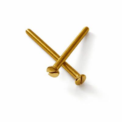 G&H PIN50PB Pair of 50mm Brass Screws