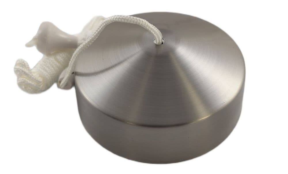 G&H PS6S 6 Amp Brushed Steel Pull Cord Light Switch