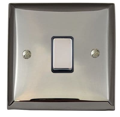 G&H SC305 Spectrum Plate Polished Chrome 1 Gang Intermediate Rocker Light Switch
