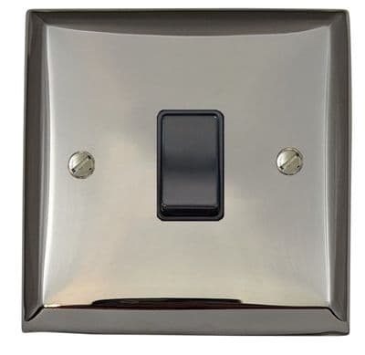 G&H SC5B Spectrum Plate Polished Chrome 1 Gang Intermediate Rocker Light Switch