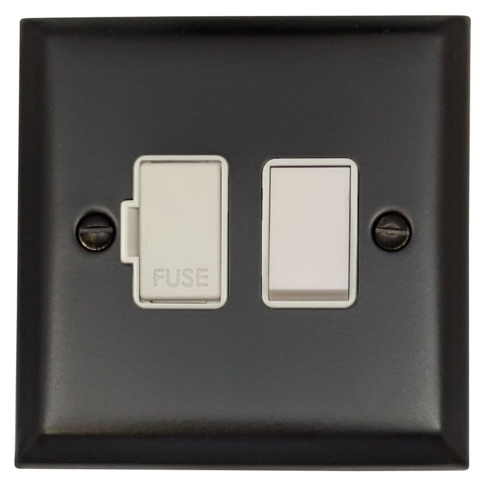 G&H TC257 Trimline Plate Polished Chrome 1 Gang Fused Spur 13A Switched