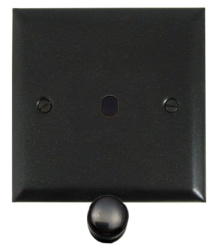 G&H SG11-PK Spectrum Plate Graphite 1 Gang Dimmer Plate Only inc Dimmer Knobs