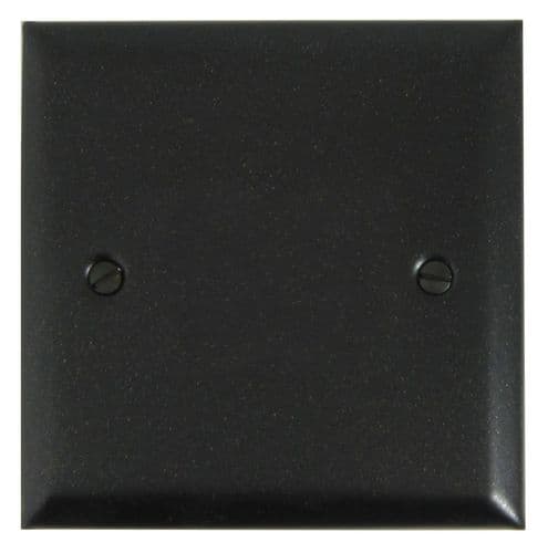 G&H SG31 Spectrum Plate Graphite 1 Gang Single Blank Plate