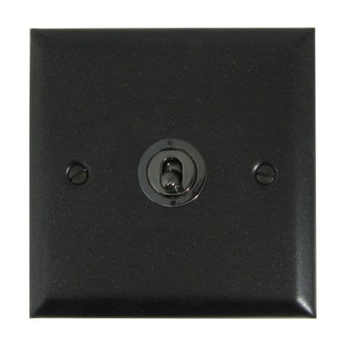 G&H SG385-BN Spectrum Plate Graphite 1 Gang Intermediate Toggle Light Switch