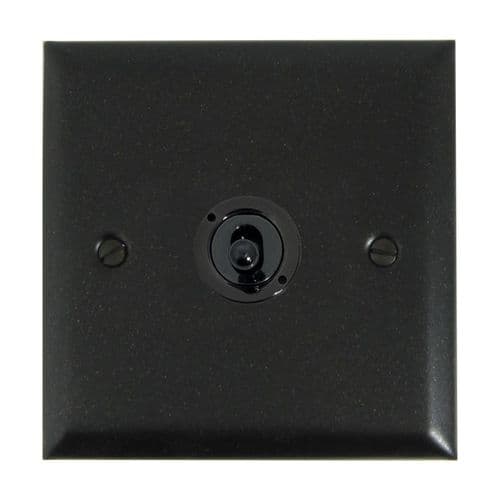 G&H SG385-FBK Spectrum Plate Graphite 1 Gang Intermediate Toggle Light Switch