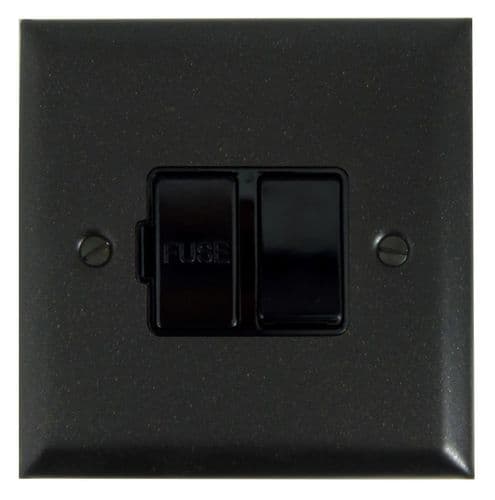 G&H SG57B Spectrum Plate Graphite 1 Gang Fused Spur 13A Switched