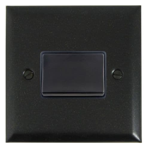 G&H SG69B Spectrum Plate Graphite 1 Gang Triple Pole 10A Fan Isolator Switch