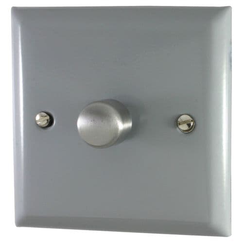 G&H SLG521 Spectrum Plate Light Grey 1 Gang 1 or 2 Way LED Dimmer Switch