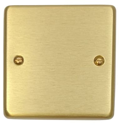 G&H Standard Plate Satin Brushed Brass