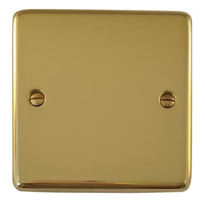 G&H Standard Plate Unlacquered Polished Brass