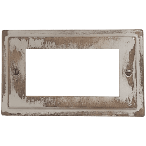 G&H TDB164 Trimline Plate Dover Bronze 2 Gang 4 Euro Module Plate