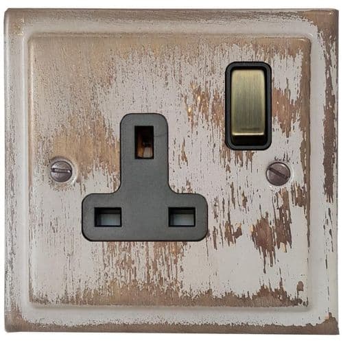 G&H TDB309 Trimline Plate Dover Bronze 1 Gang Single 13A Switched Plug Socket