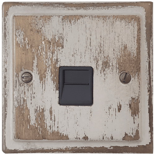 G&H TDB33B Trimline Plate Dover Bronze 1 Gang Master BT Telephone Socket