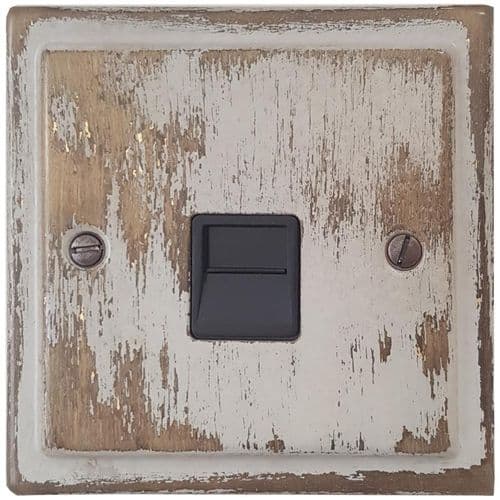 G&H TDB34B Trimline Plate Dover Bronze 1 Gang Slave BT Telephone Socket