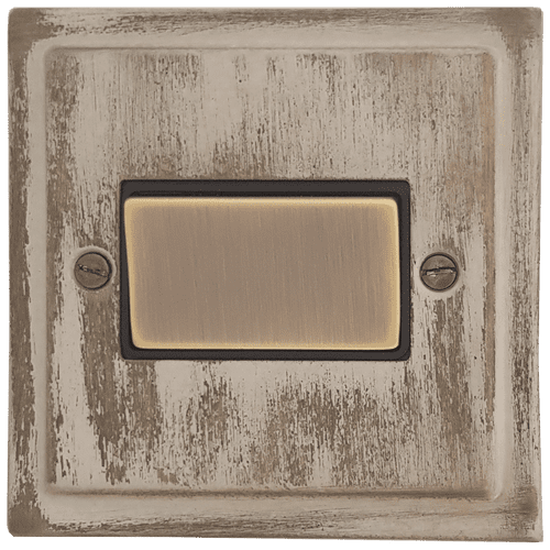 G&H TDB369 Trimline Plate Dover Bronze 1 Gang Triple Pole 10A Fan Isolator Switch