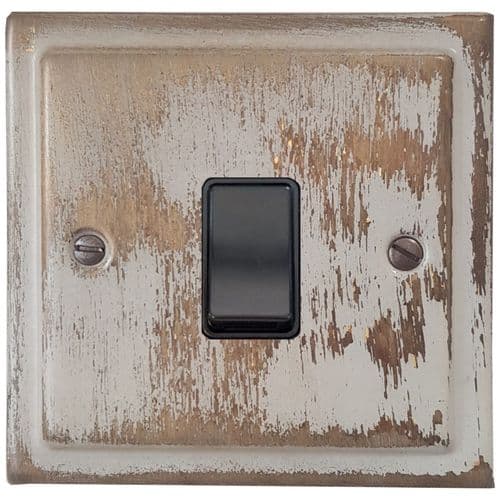 G&H TDB5B Trimline Plate Dover Bronze 1 Gang Intermediate Rocker Light Switch