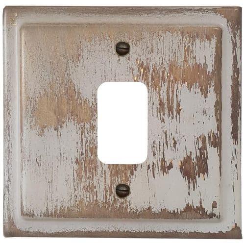 G&H TDB71 Trimline Plate Dover Bronze 1 Gang Grid Plate to suit G&H Grid Modules
