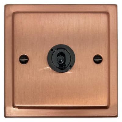 G&H TRG381-FBK Trimline Plate Rose Gold 1 Gang 1 or 2 Way Toggle Light Switch