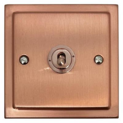 G&H TRG381-RG Trimline Plate Rose Gold 1 Gang 1 or 2 Way Toggle Light Switch