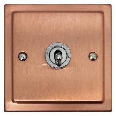 G&H TRG385-PC Trimline Plate Rose Gold 1 Gang Intermediate Toggle Light Switch