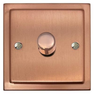 G&H TRG521 Trimline Plate Rose Gold 1 Gang 1 or 2 Way LED Dimmer Switch