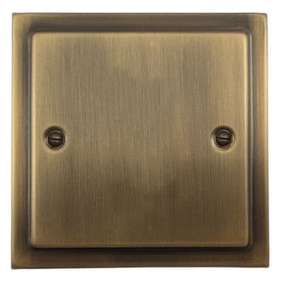 G&H Trimline Plate Light Antique Brass
