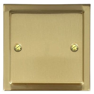 G&H Trimline Plate Satin Brushed Brass