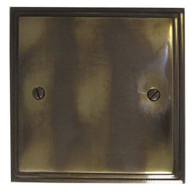 G&H Victorian Plate Aged Brass