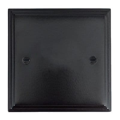 G&H Victorian Plate Matt Black