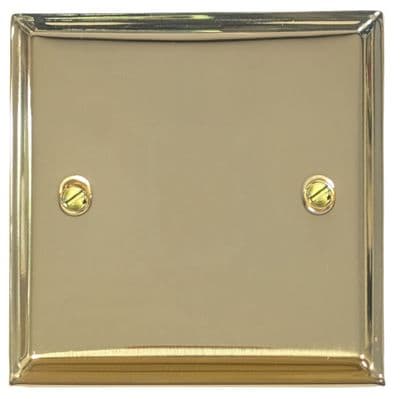 G&H Victorian Plate Polished Brass