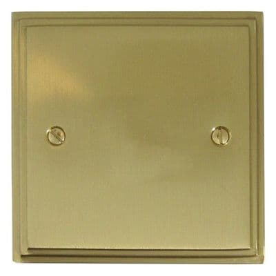 G&H Victorian Plate Satin Brushed Brass