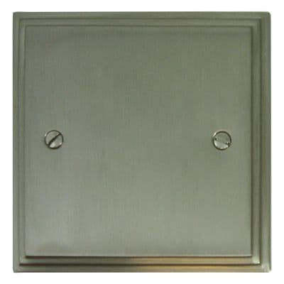 G&H Victorian Plate Satin Nickel