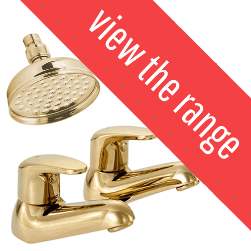 Gold Bathroom Taps & Showers
