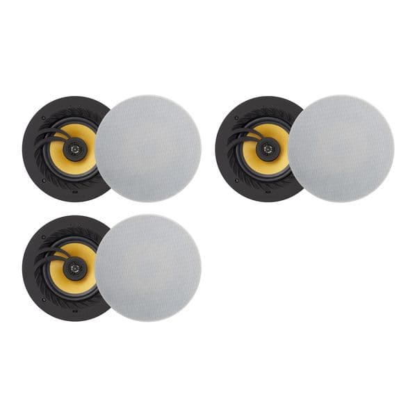 Lithe Audio Bluetooth Ceiling Speaker Bundle 3 Master And 3 Passives 03203